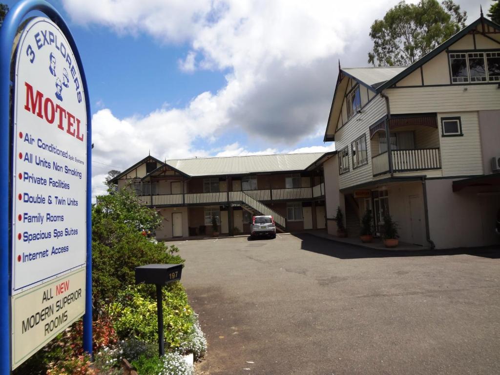 Three Explorers Motel Katoomba Exterior foto